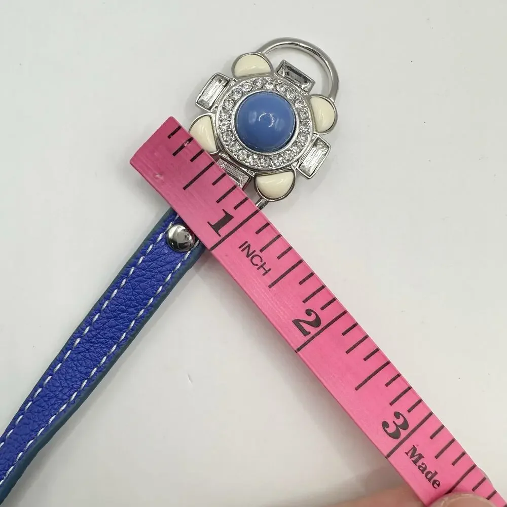 Lia Sophia Under Wraps Floral Wrap Bracelet Lapis Floral faux leather